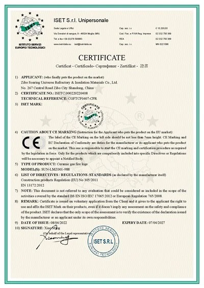 CE of gas logs_ CE of gas logs_
